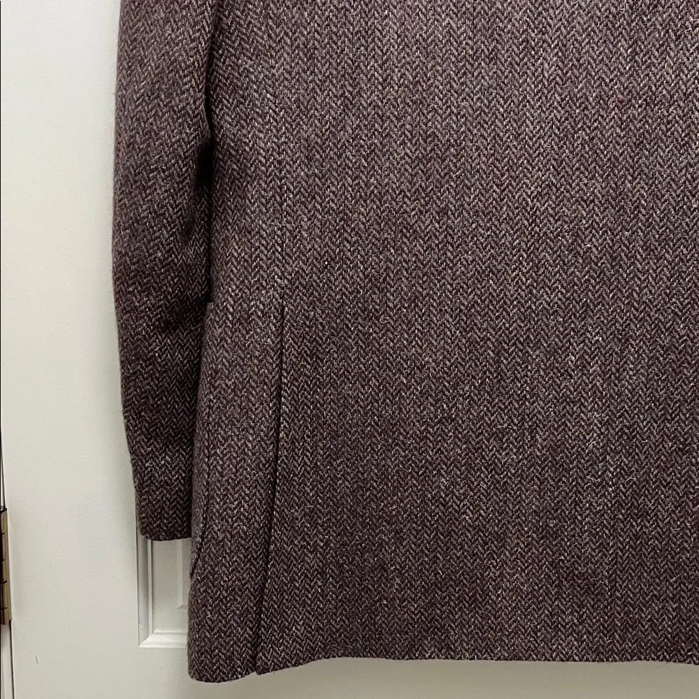 Vintage Dayton's Daniel Hechter Brown Wool Herringbone Blazer - Size Large